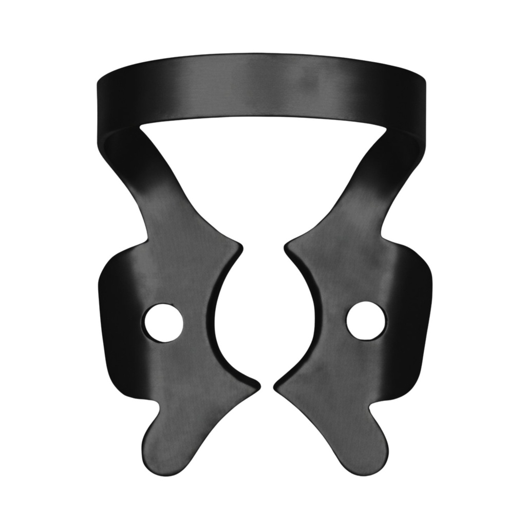 [K2703-27] 27 - Molar kofferdamklammer (GENERAL) | ErgoDenta (Black, Black)
