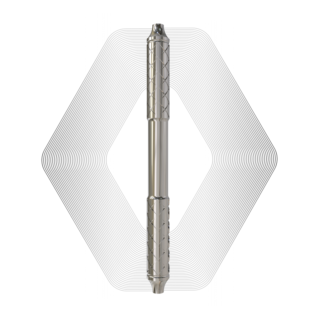 [1492 SS] Double-End Steel Handle, 8mm | ErgoTip