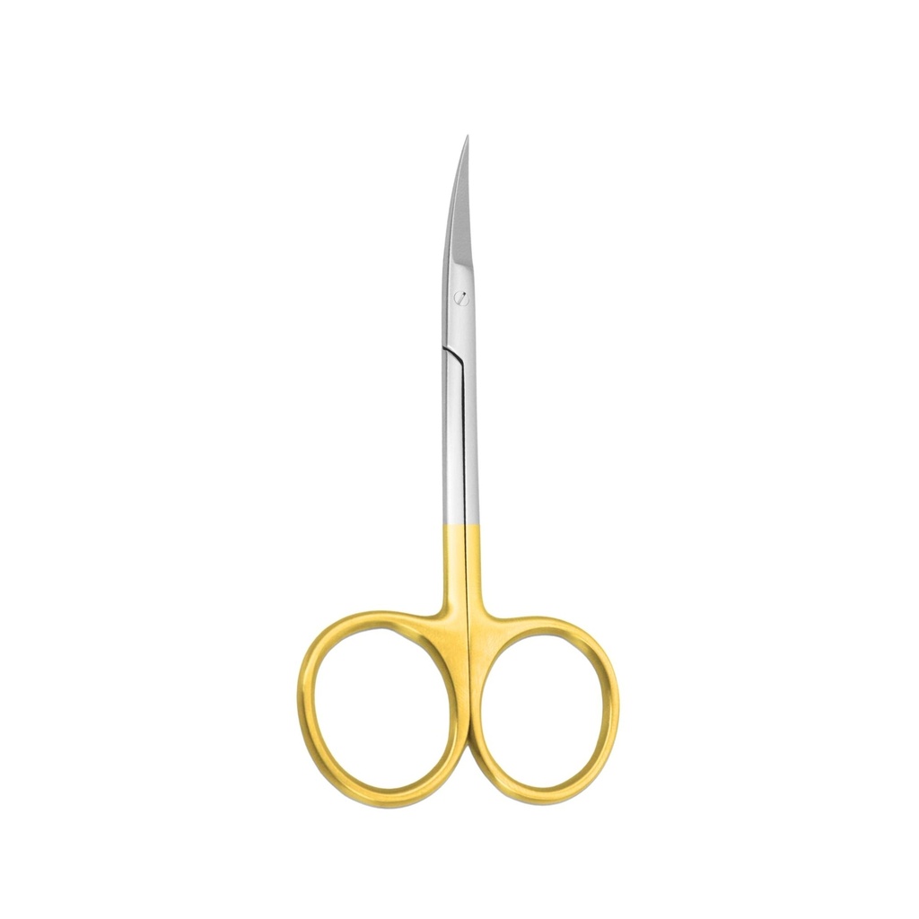 [3002-2C] Iris Scissor, Curved, 11.5cm, TC | ErgoDenta