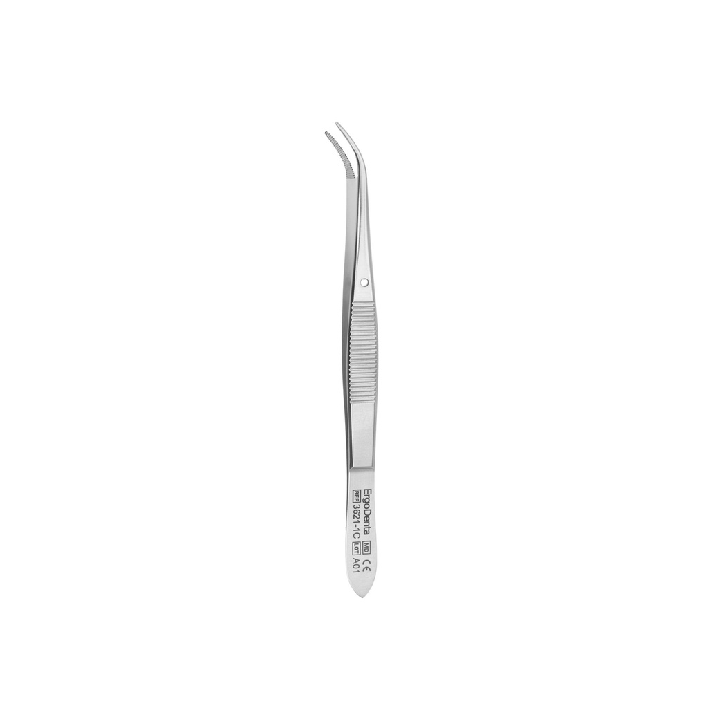 [3621-1C] Perry Tweezer, Curved | ErgoDenta