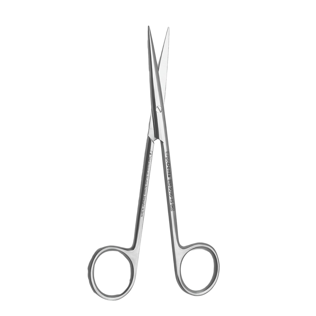 [3016-1S] Metzenbaum Sharp Scissor, Straight | ErgoDenta