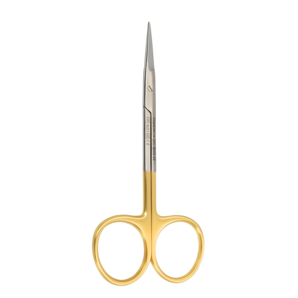 [3003-2S] Iris Scissor, Straight, 15cm, TC | ErgoDenta