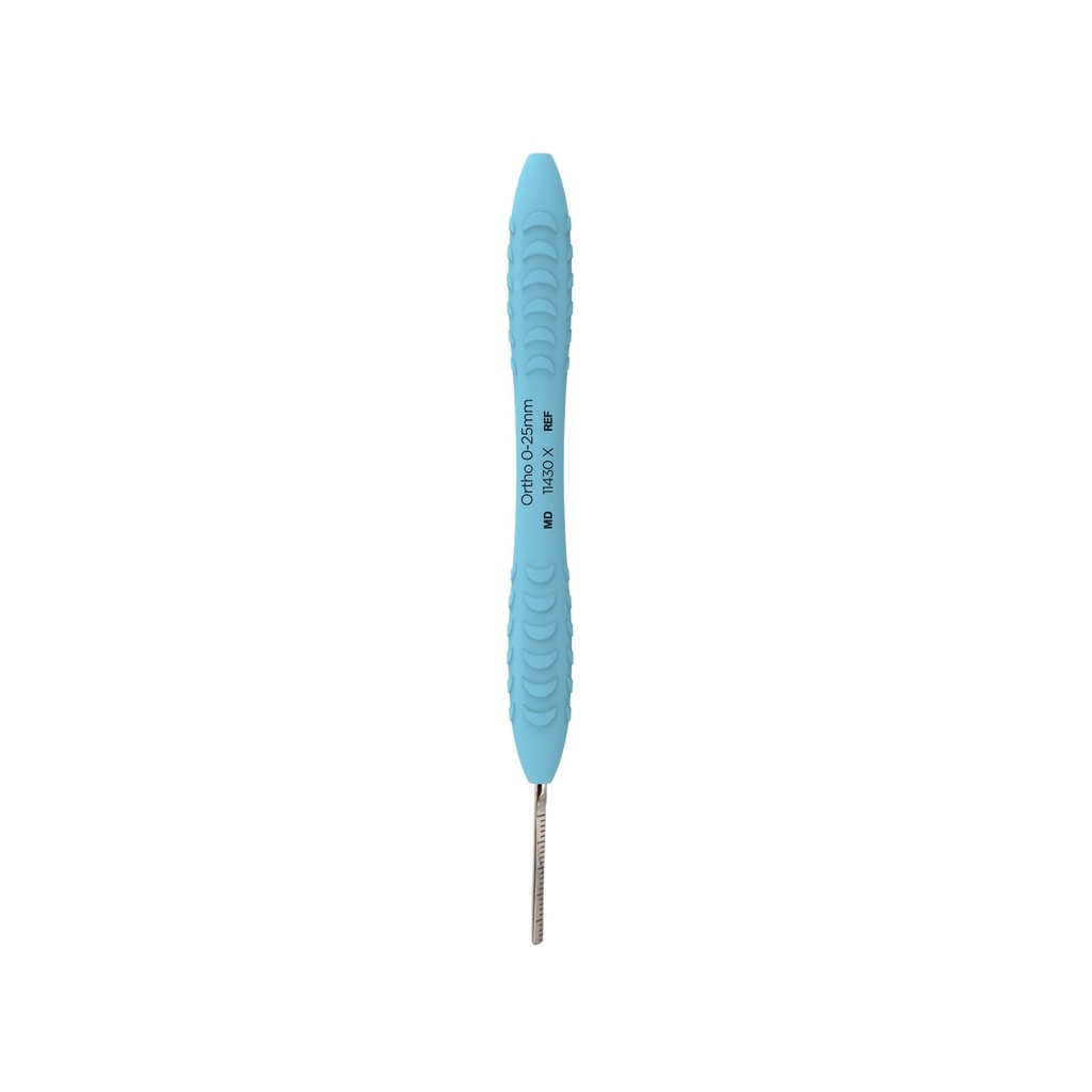 [1430 X] Ortho 0-25mm, manche pour miroir, ErgoX®, Cyan ciel | ErgoX®