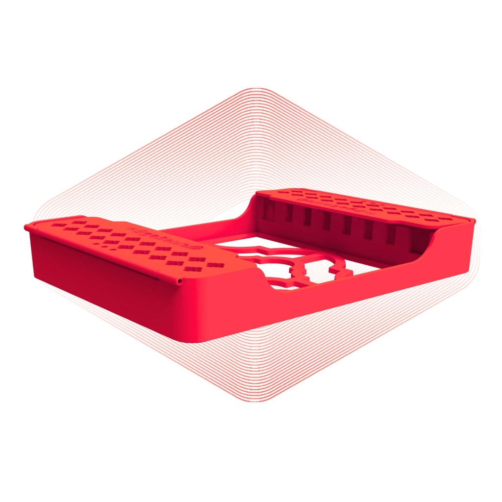 [5508R] 8, 180x136x26mm, Red | ErgoTray