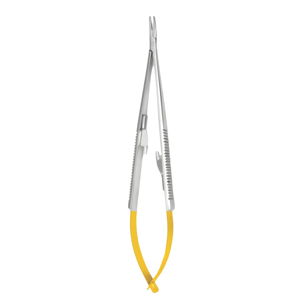 [3332-2C] Castroviejo Needle Holder Curved,18cm,TC
