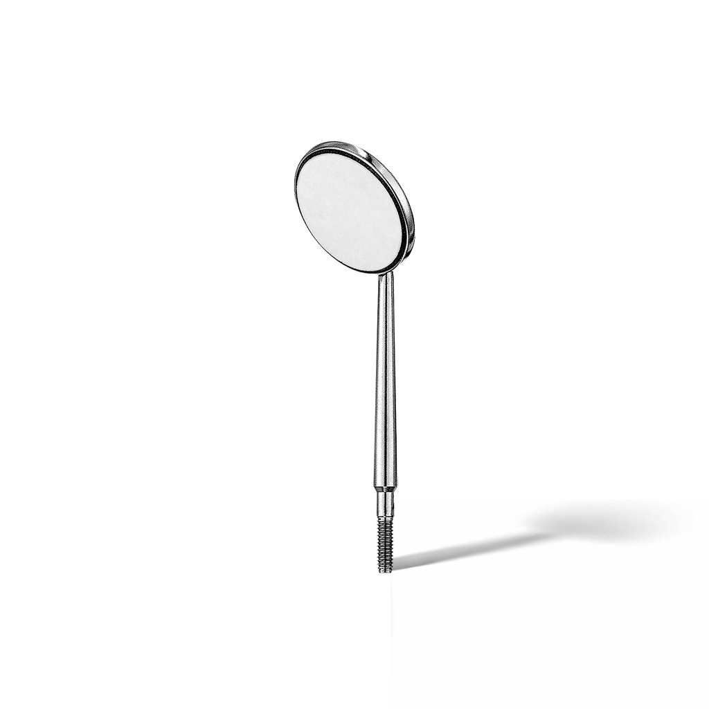 [1500F] Mini Mouth Mirror, Front Surface, 12 pcs/box | ErgoDenta