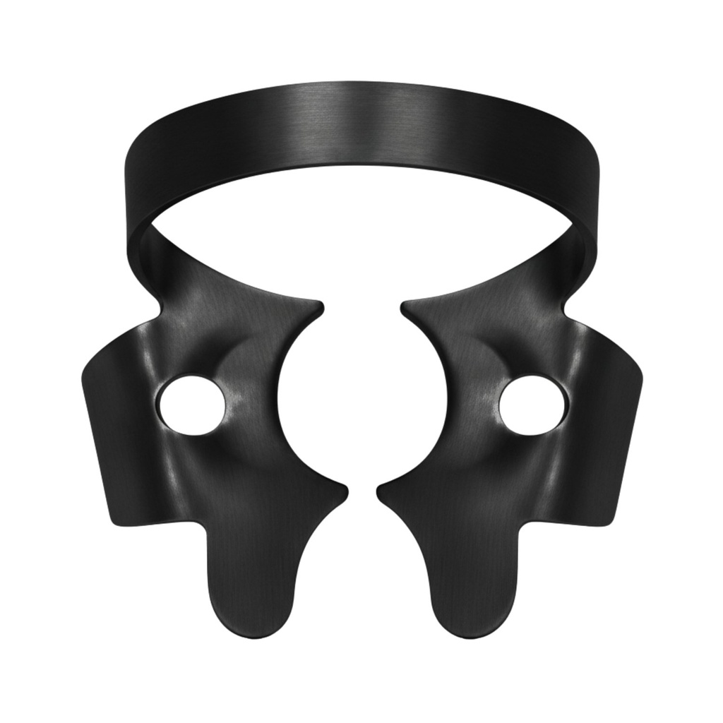 [K2705-4] 4 - Upper molar rubber dam clamps | ErgoDenta (Black)