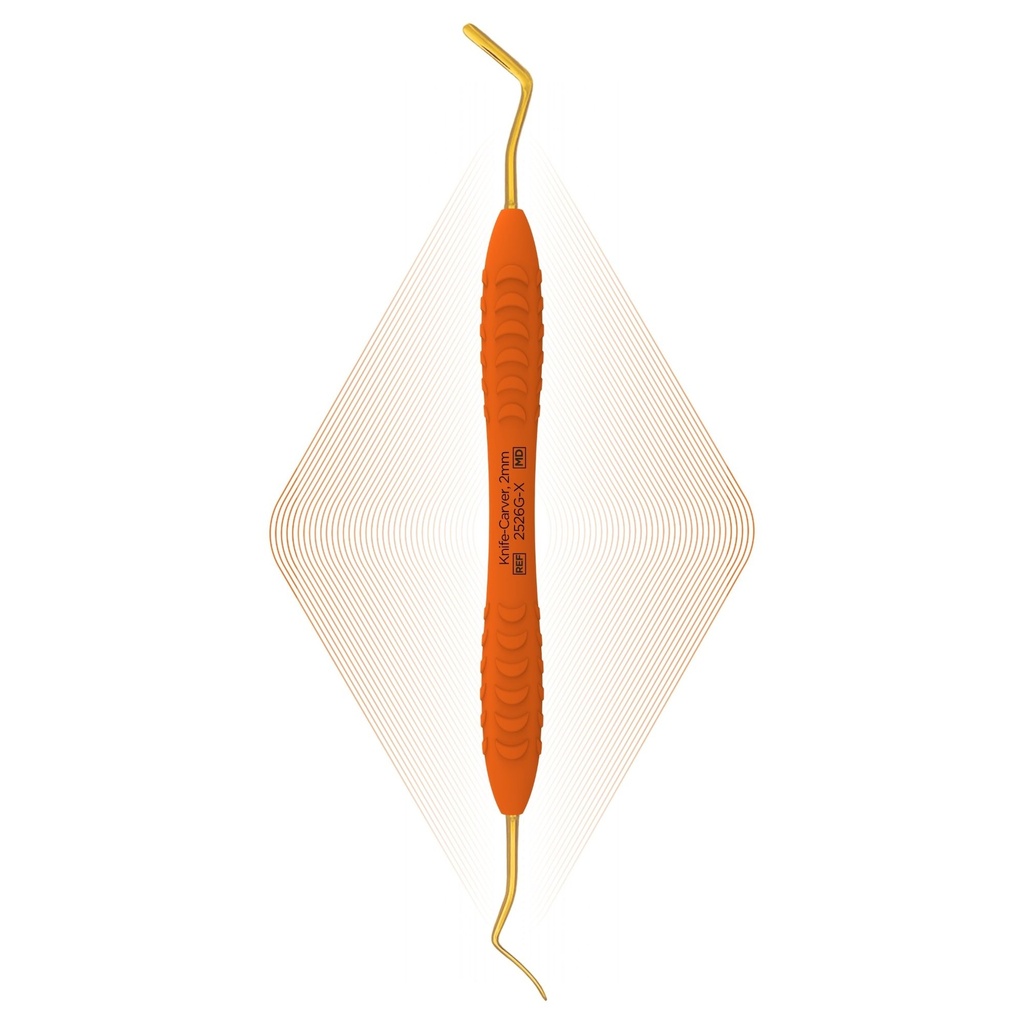 [2526G-X] Knife-Carver, 2mm | ErgoSlip (ErgoX, Gold)