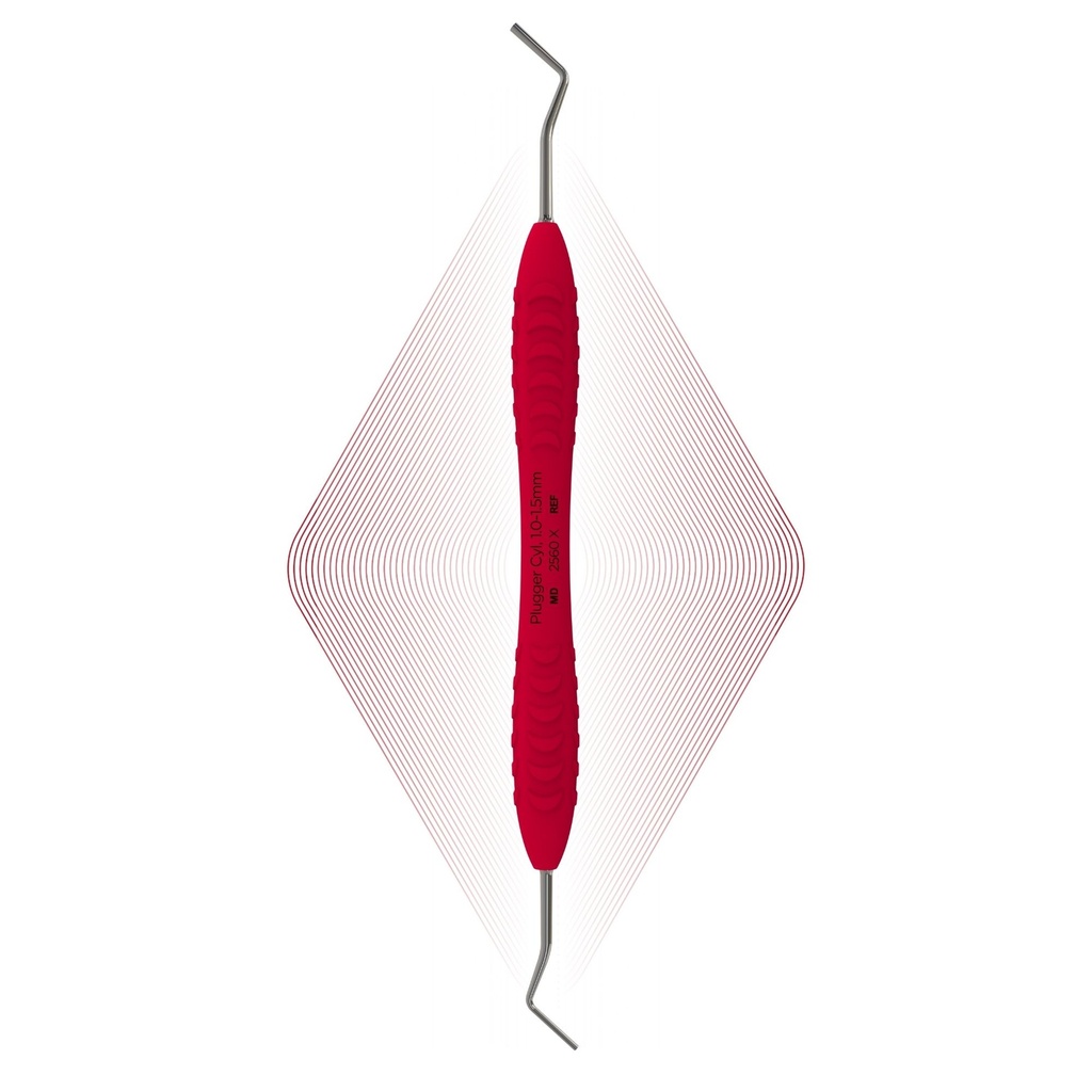 [2560 X] Plugger, Cylindrical, 1.0-1.5mm | ErgoDenta (ErgoX)