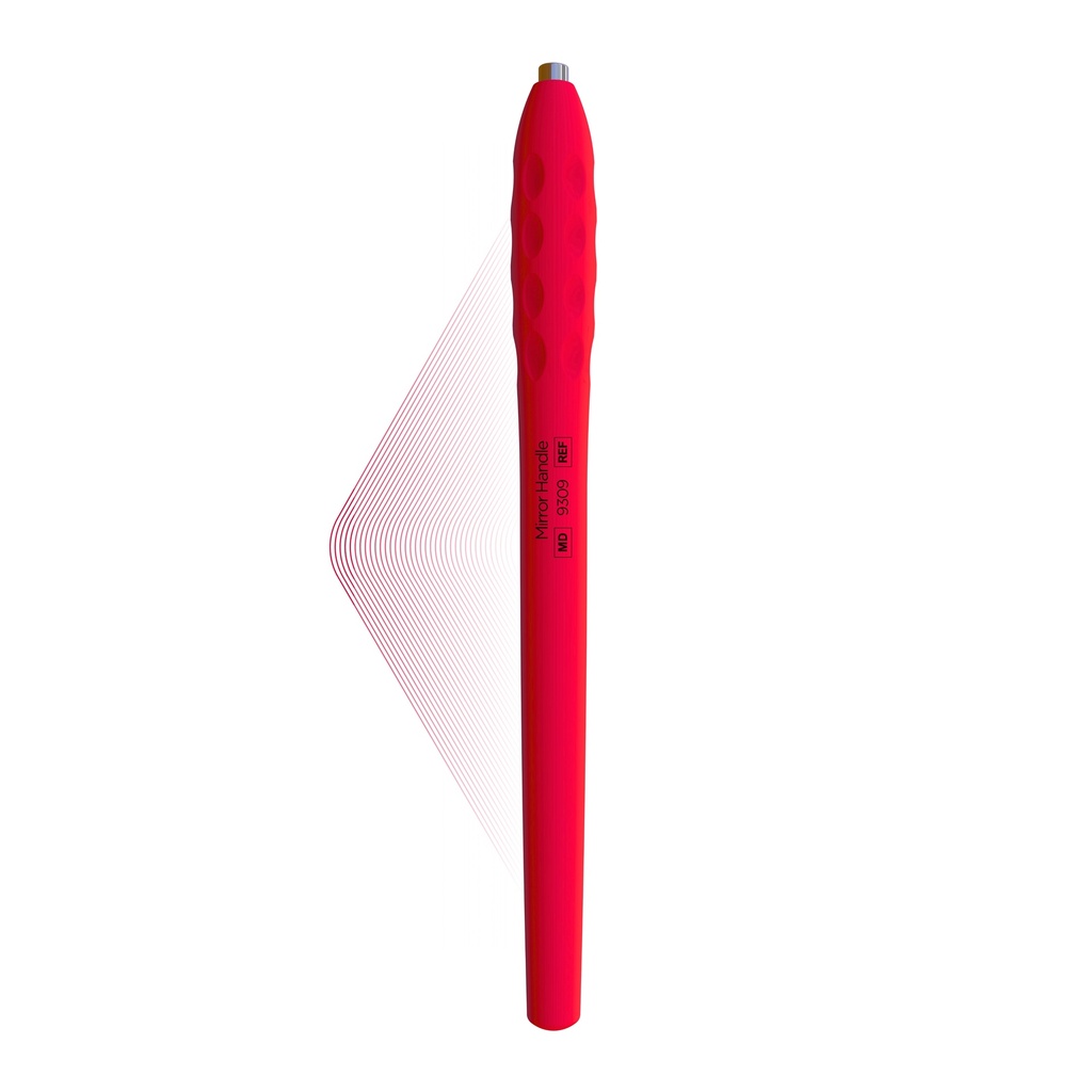 [9309] ErgoLite Mirror handle, Ruby Pink | ErgoLite X