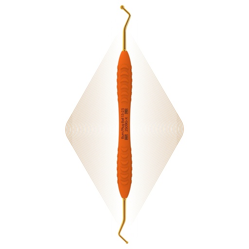 [2509G-X] Burnisher & Plugger, kugle ended, 1.5-2.5mm | ErgoSlip (ErgoX, Gold)