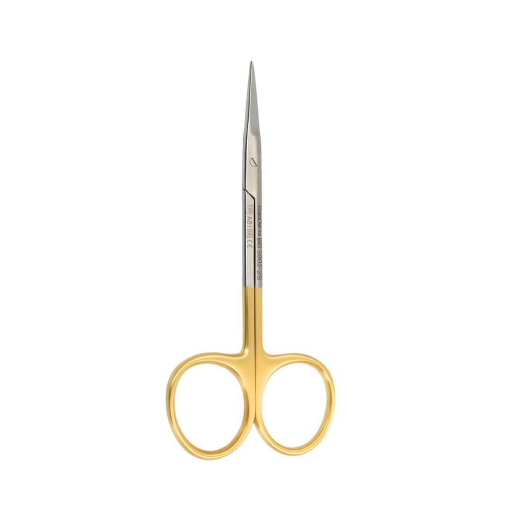[3002-2S] Iris saks, lige, 11,5 cm, TC | ErgoDenta