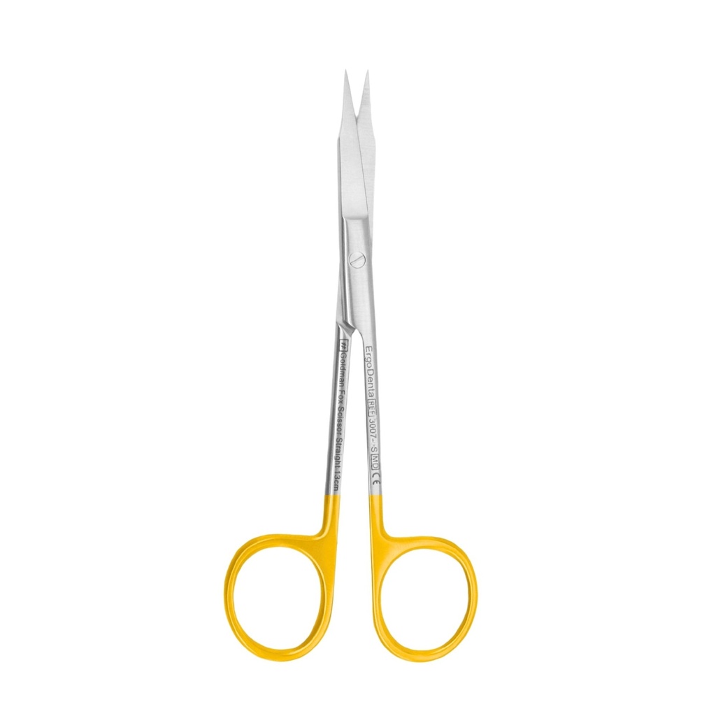 [3007-2S] Goldman Fox, lige, 13 cm, TC | ErgoDenta