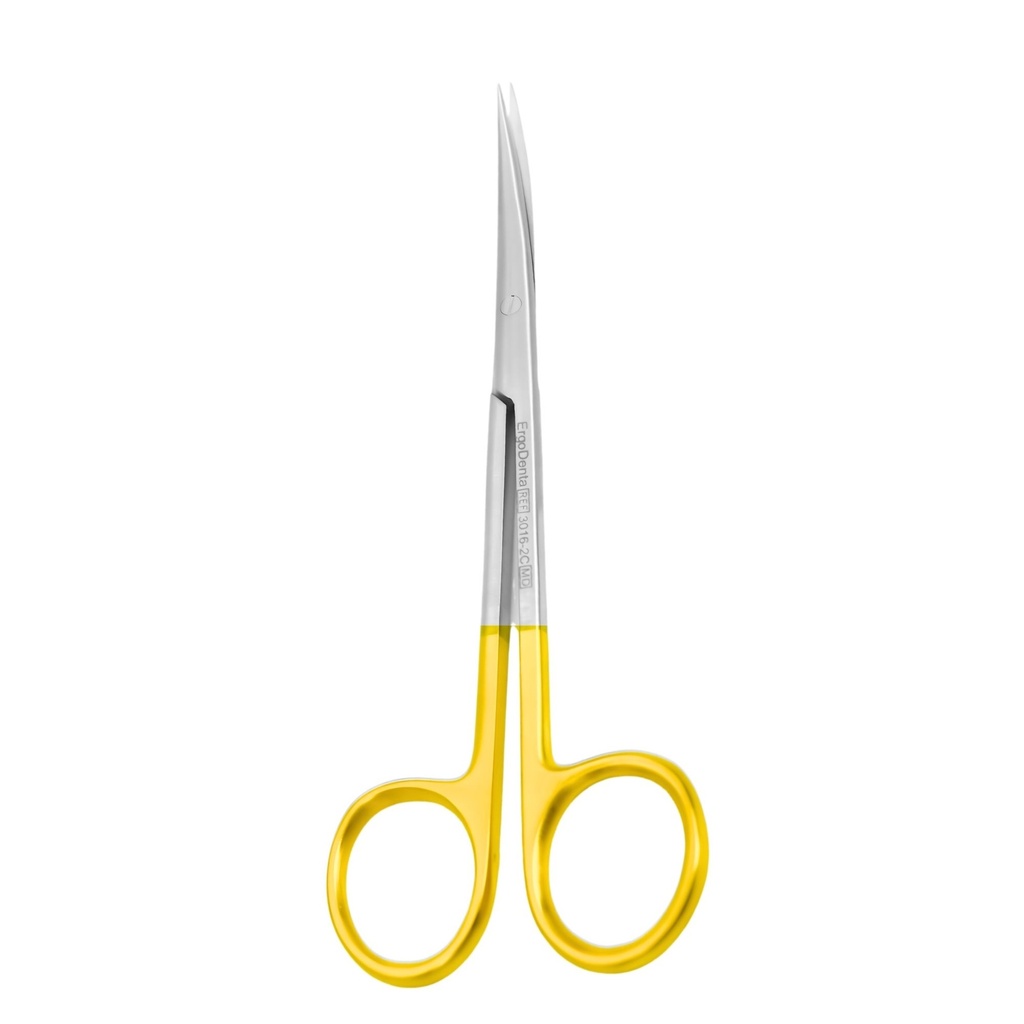 [3016-2C] Metzenbaum skarp saks, buet, 14,5 cm, TC | ErgoDenta