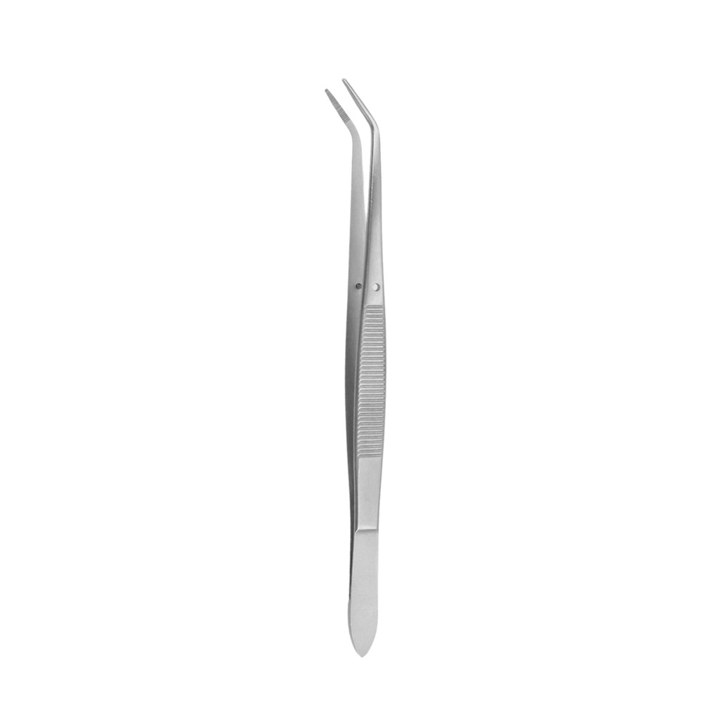 [3616-1A] Flagg Tweezer, Half Serrated, Fig 3. | ErgoDenta