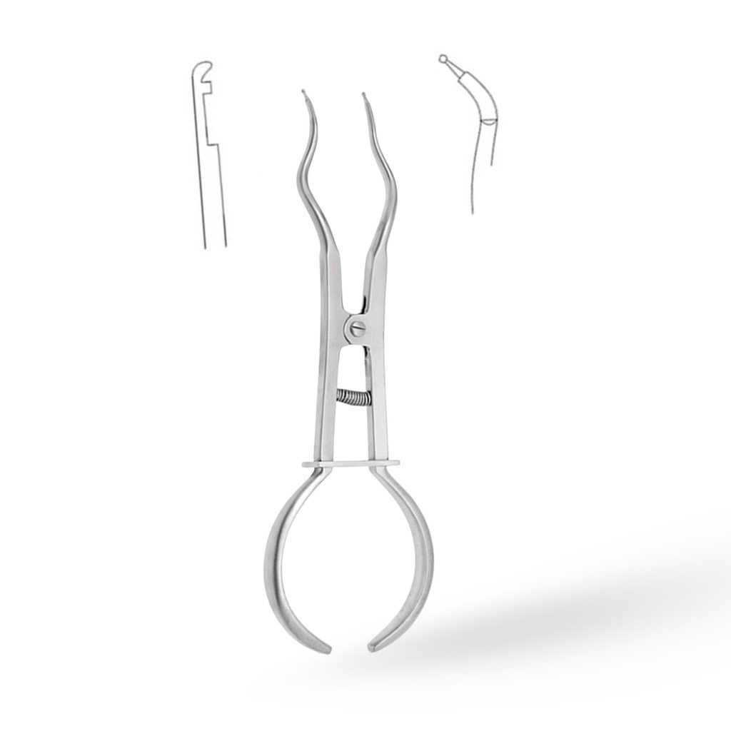 [2711] Kofferdamtang Brewer, 17cm | ErgoDenta