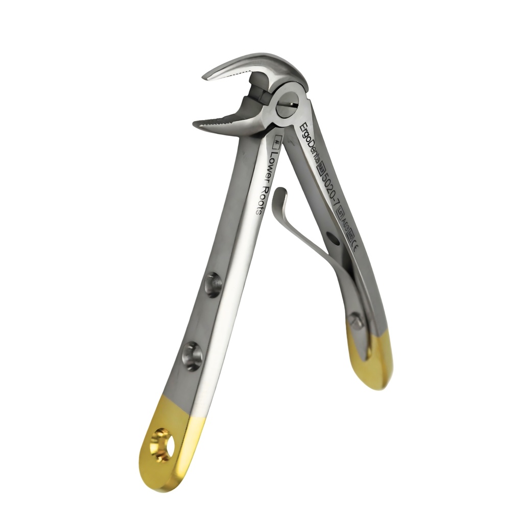 Fig. 7, underkæbe rødder | Diamond børne-ekstraktionstang | ErgoDenta