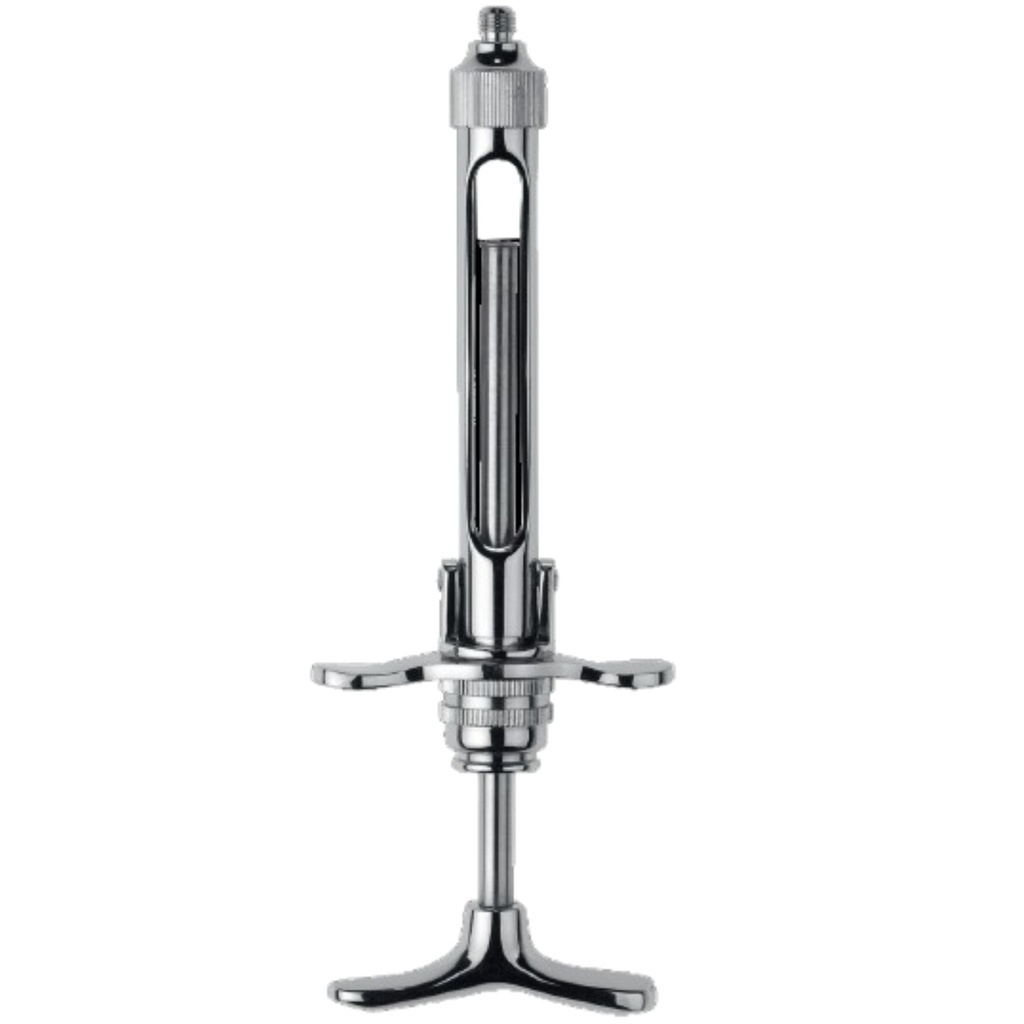 [3910] Cartridge sprøjte, 2.2 ml, Chrome-belagt, med Metric Thread | ErgoDenta