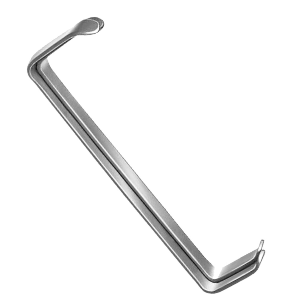 [4101] Farabeuf Retractor, Set of 2 pcs, 12cm Fig. 1, 26 x 10 mm / 30 x 13 mm Fig. 2, 30 x 10 mm / 34 x 13 mm | ErgoDenta