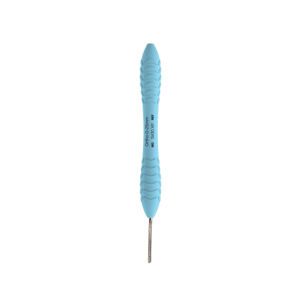 [1430 XP] Ortho 0-25mm, spejlskaft, ErgoX® Plus, Sky Cyan | ErgoX® Plus