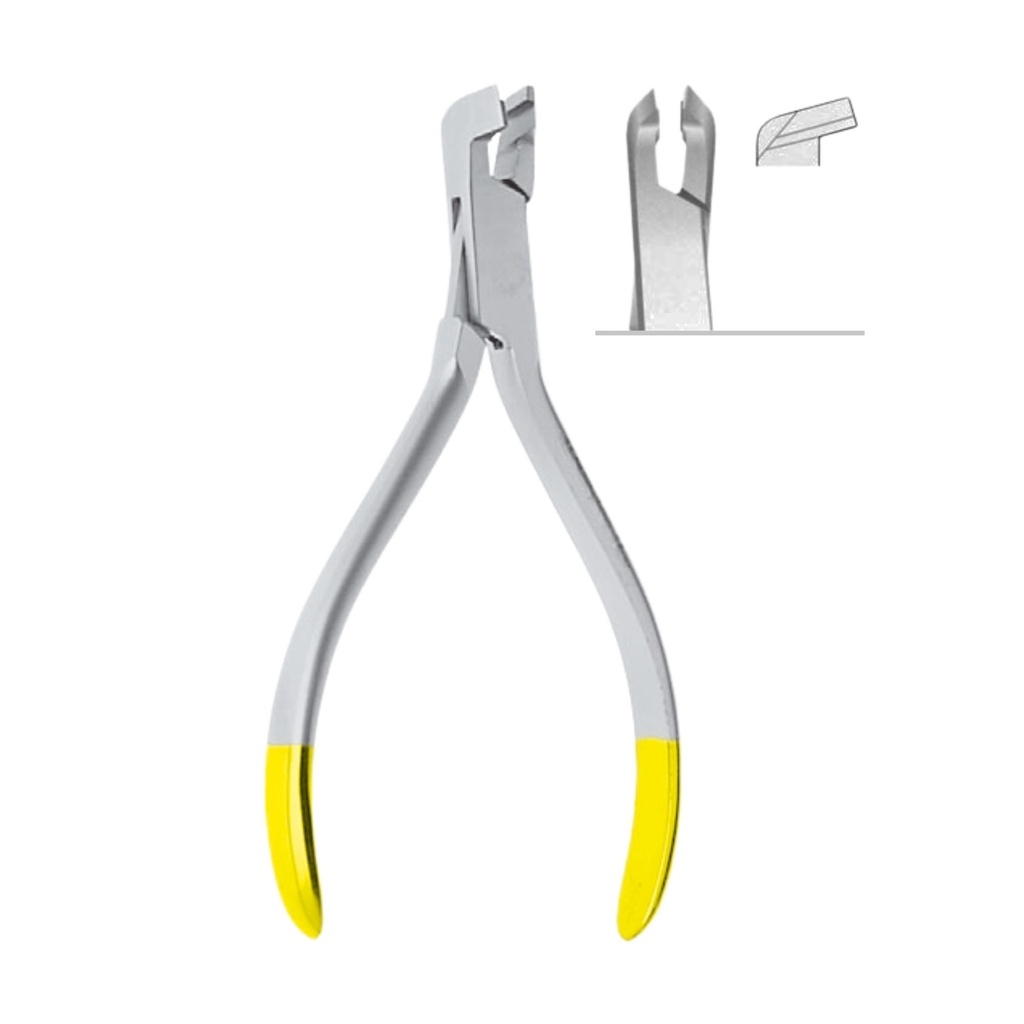 Distal ende klipper med safety hold, ◯ Ø 0, 35mm / .014”, ▢ 0.55x0.64mm / .021”x.025, 12.5cm, TC | ErgoDenta