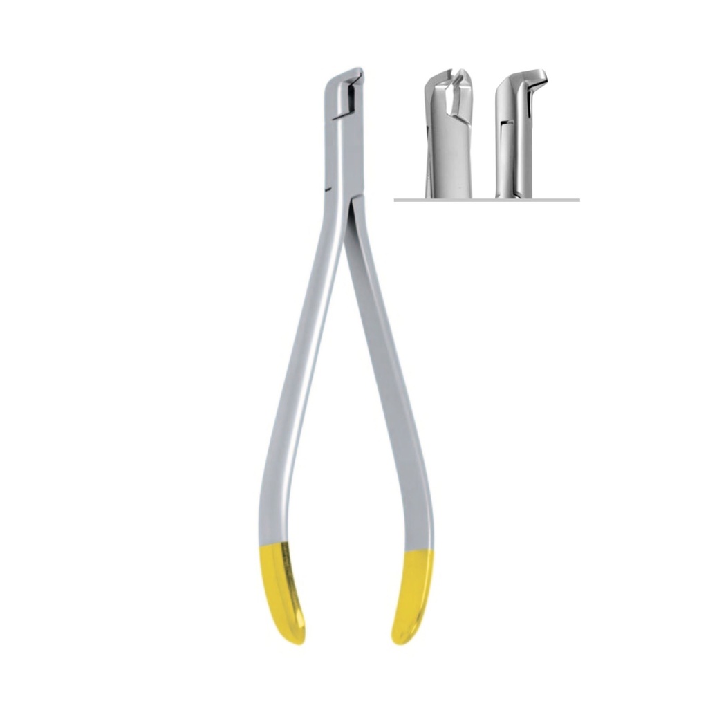 [4227] Distal ende klipper med safety hold, ◯ Ø 0, 35mm / .014”, ▢ 0.55x0.64mm / .021”x.025, 13cm, TC | ErgoDenta