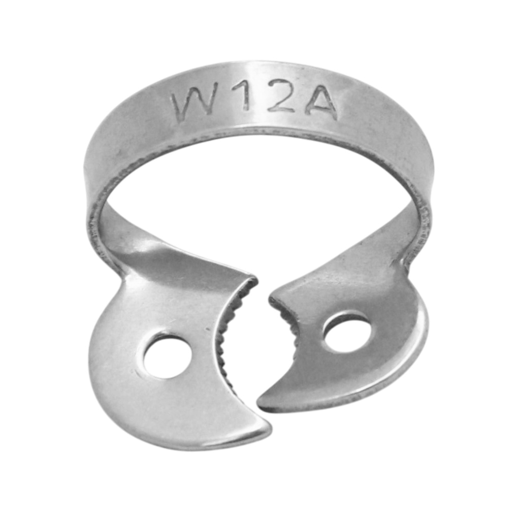 W12A - underkæbemolar kofferdamklammer | ErgoDenta (Black)