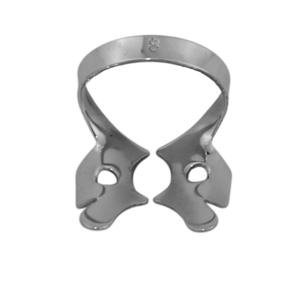 [2705-8] 8 - Overkæbemolar kofferdamklamper | ErgoDenta (Standard)