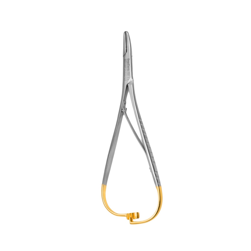 [3301-2C] Mathieu nåleholder, buet, 14cm, TC | ErgoDenta