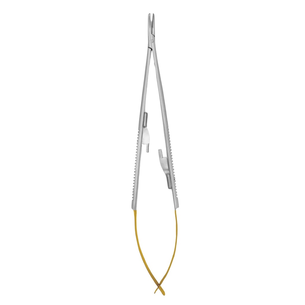 [3332-2S] Castervejio mikro nåleholder, lige, 18cm, TC | ErgoDenta