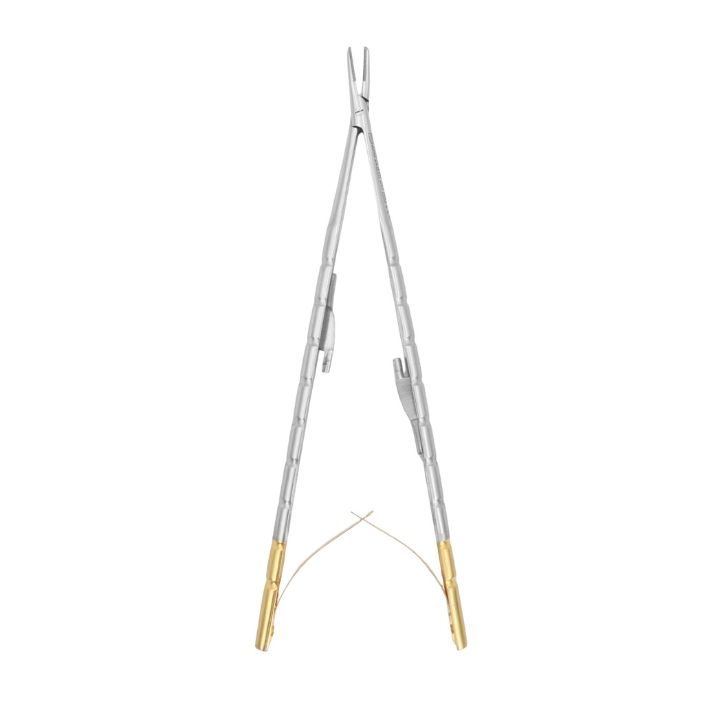 Castroviejo mikro nåleholder, Barraquer, lige, 16 cm, TC | ErgoDenta