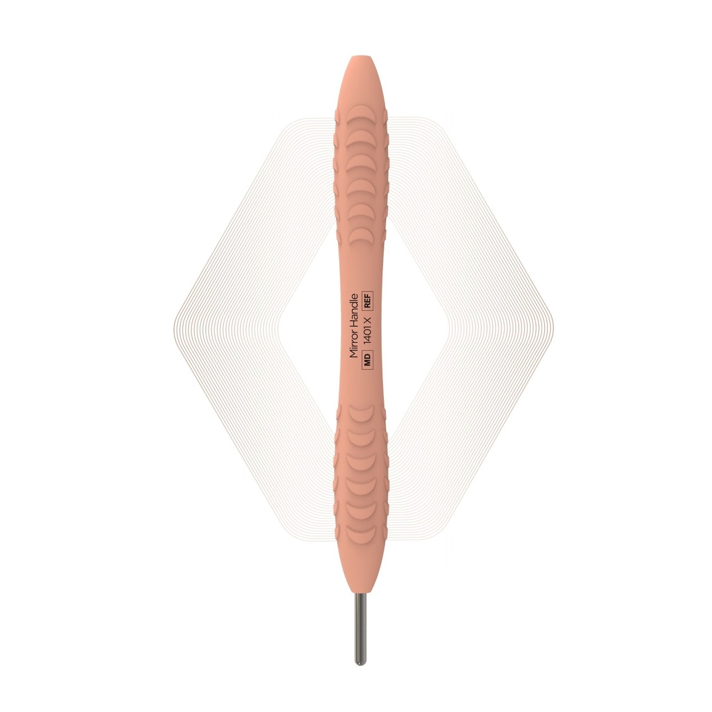 [1401 X] Mirror handle, Peach Blush | ErgoX®