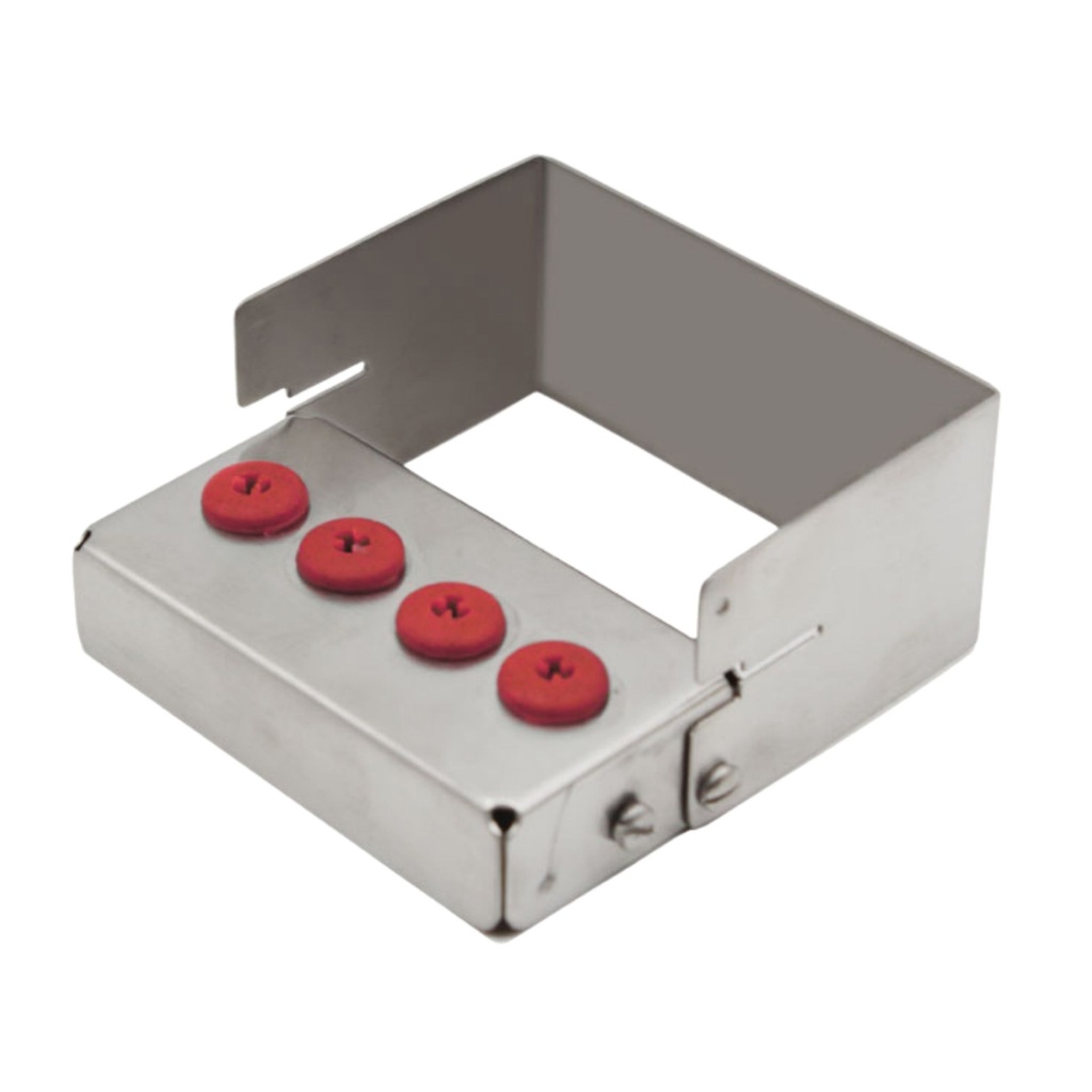 Bur Holder for 4, Red | ErgoDenta