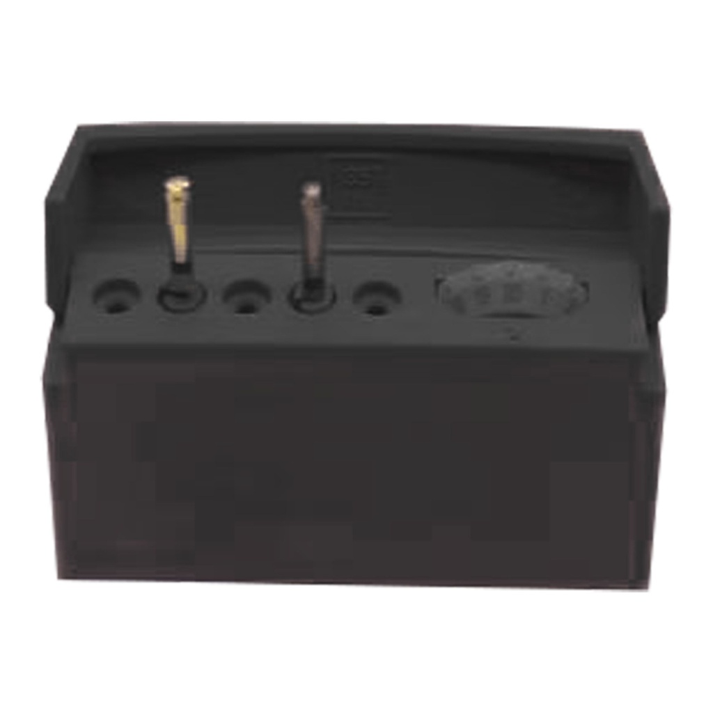 Endodontisk block med memory holder, 5 huller, sort | ErgoDenta