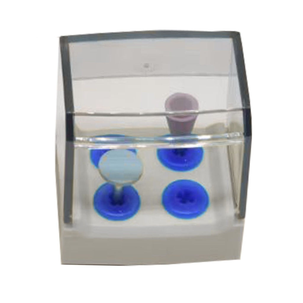 [7456I] Equipment of high temperature and high pressure disinfection box, 4 Holes, Grey | ErgoDenta