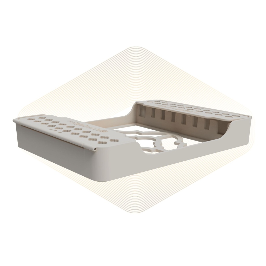 [5508G] 8, 180x136x26mm, Grey | ErgoTray