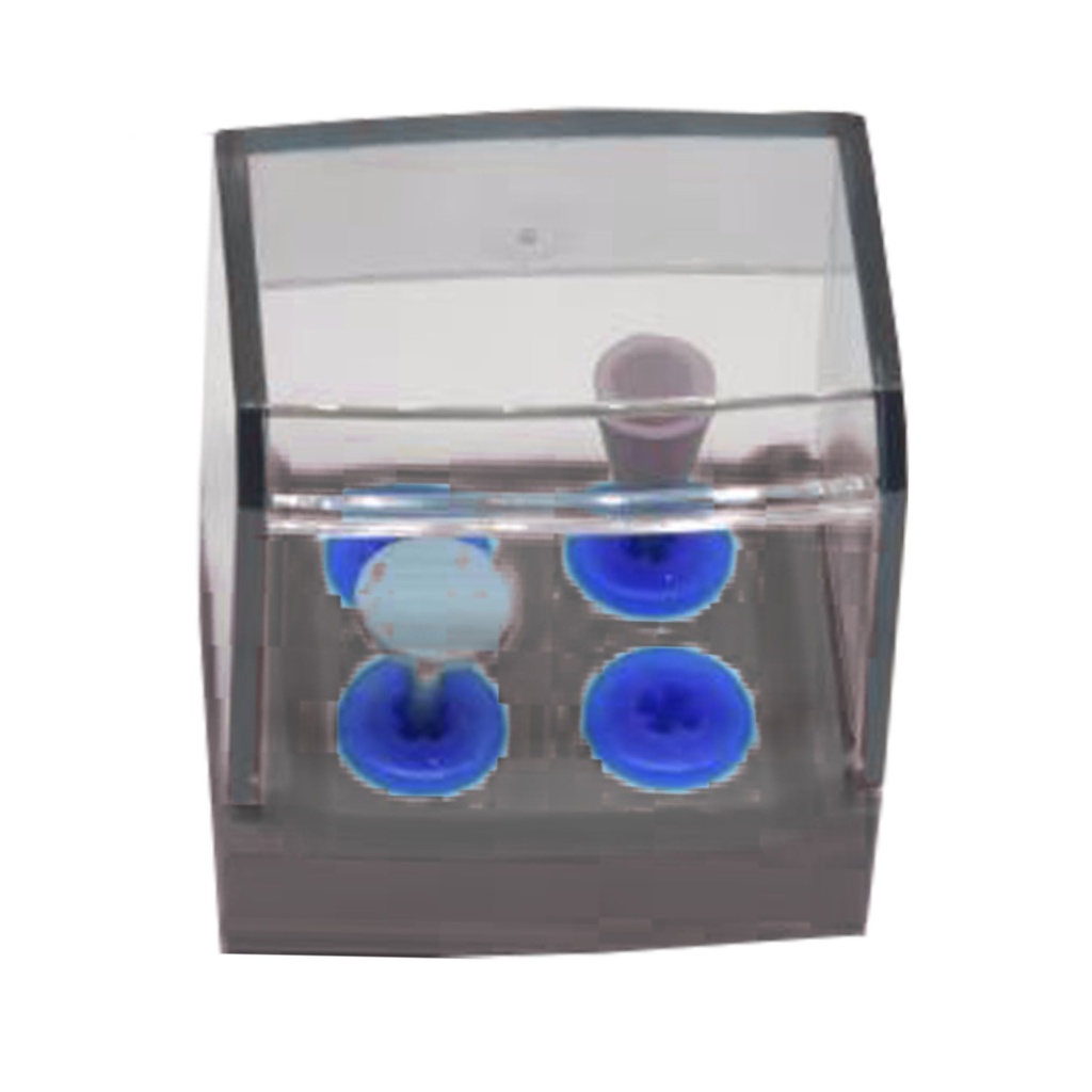 [7456K] Equipment of high temperature and high pressure disinfection box, 4 Holes, Black | ErgoDenta