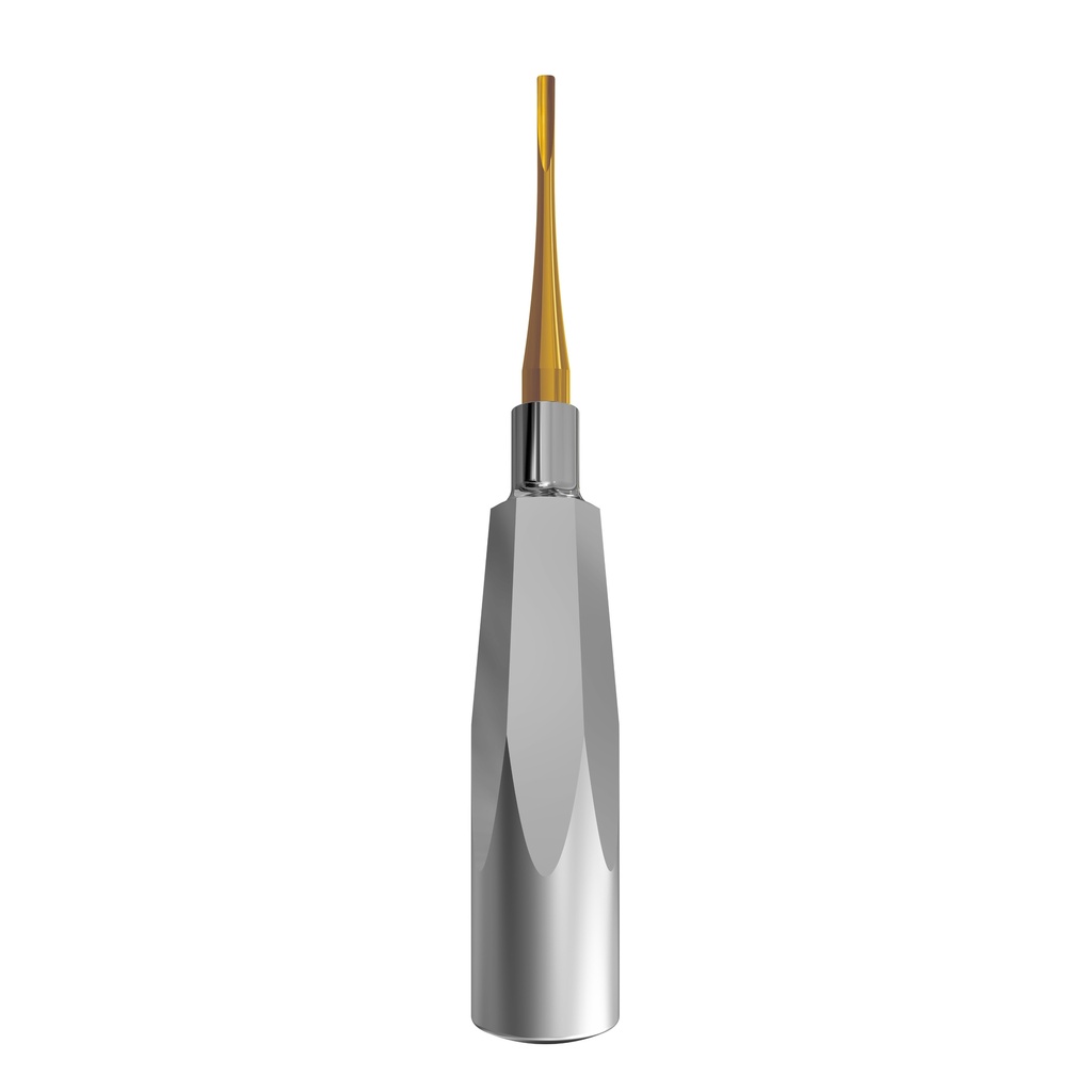 [6001-6G] Luxating Elevator Gold, Curved | ErgoDenta