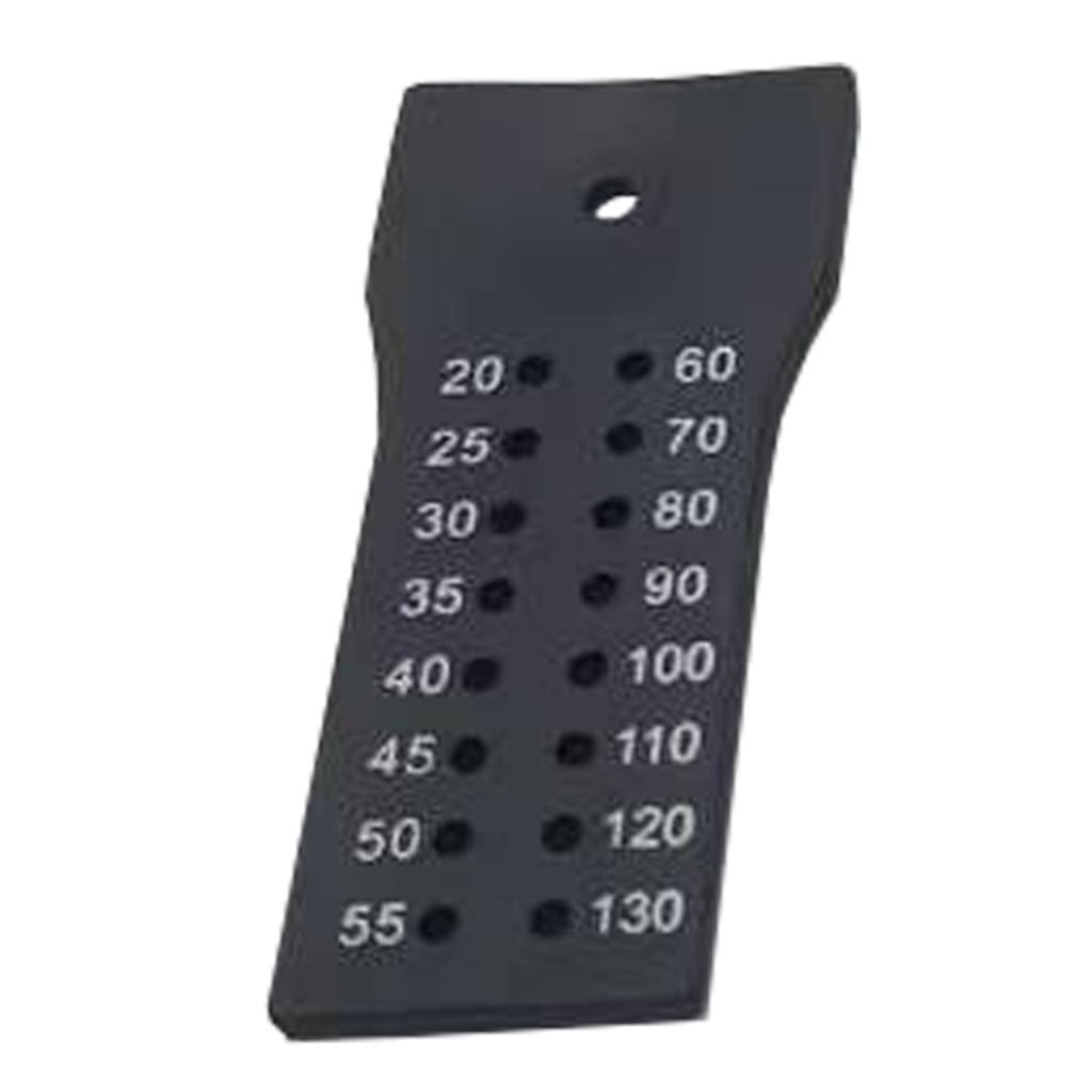 Guttaperka Points Measuring lineal, sort | ErgoDenta