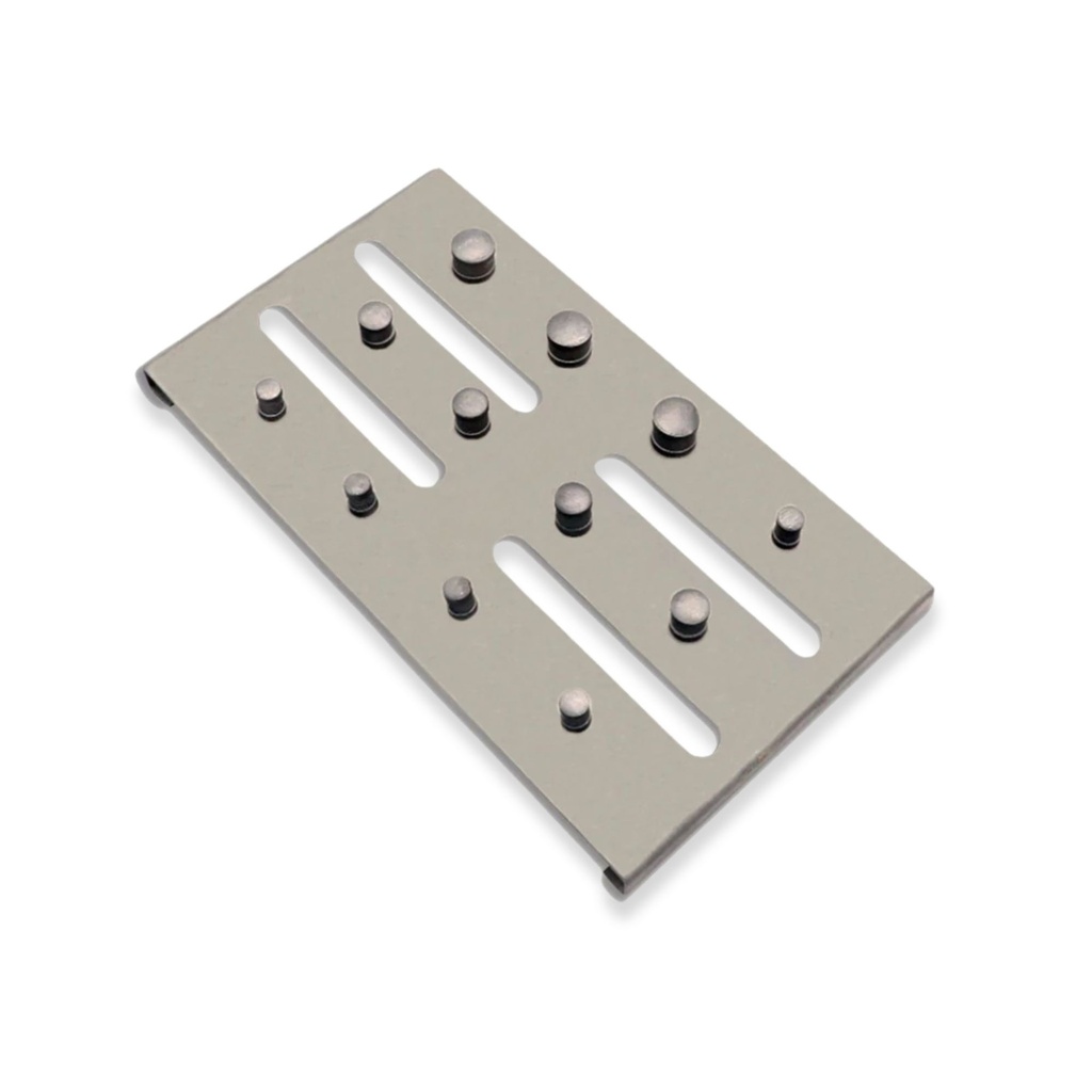 [2761] Steel Organizing Board for Rubber Dam Clamps