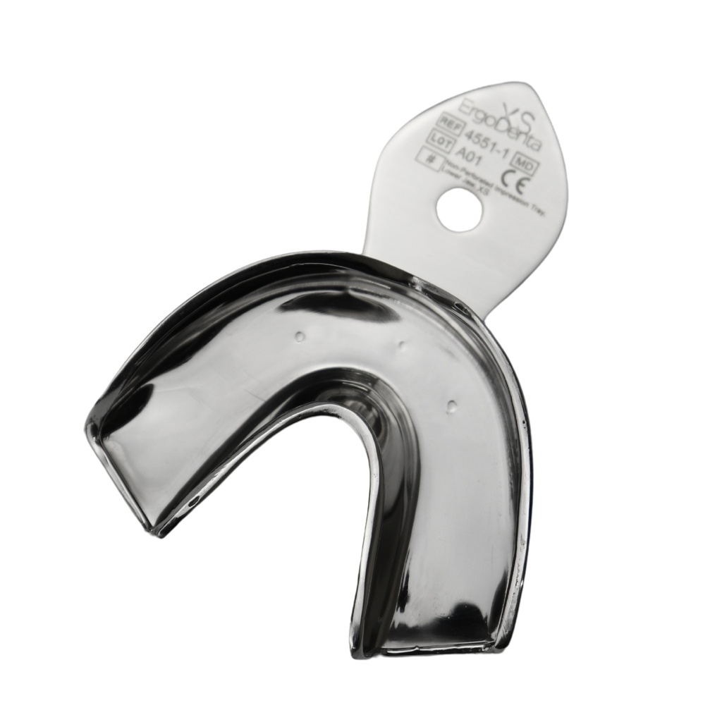 [4551-1] Non-Perforated Impression Tray – Lower Jaw – Size XS