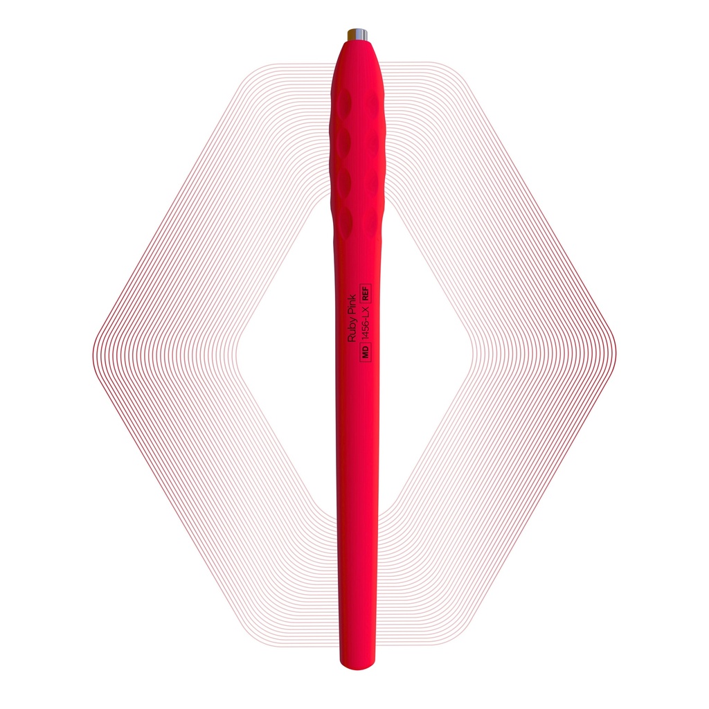 [1456-LX] ErgoLX Plus - ErgoTip Handle, Single-end, Ruby Pink | ErgoTip