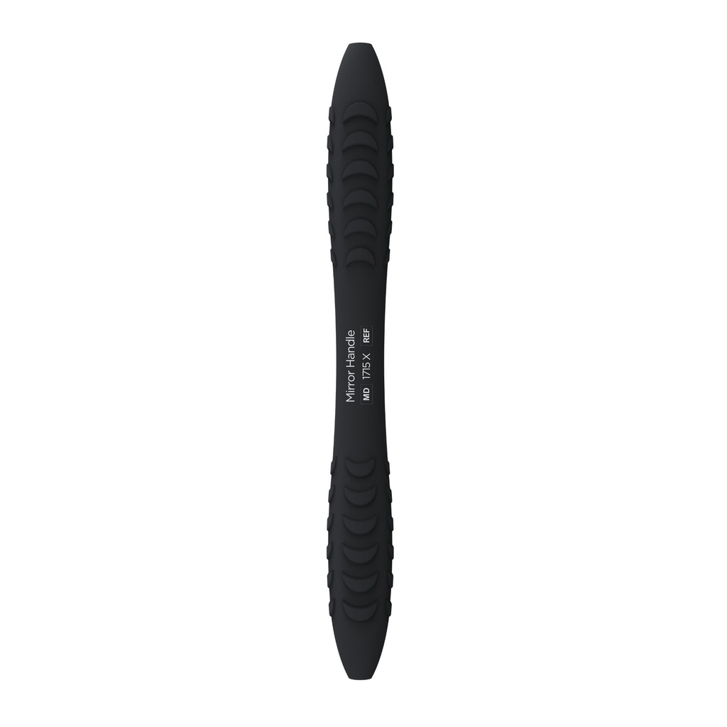 [1715 X] Spejlskaft, dobbeltendet, Pure sort | ErgoX®
