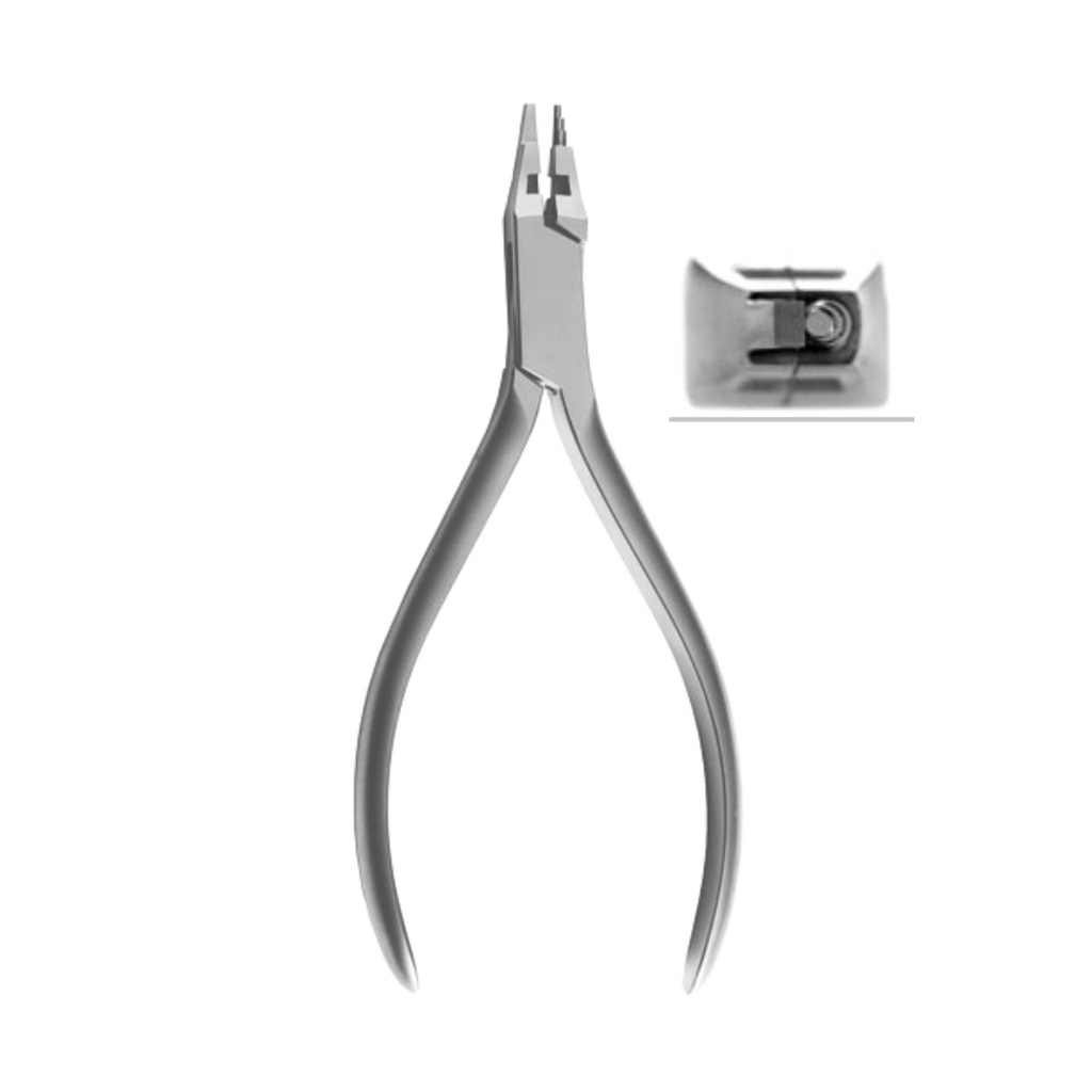 [4655] Lightwire Loop Forming Pliers with Cutter. ◯ Max. Max. Ø 0,4mm / .016”