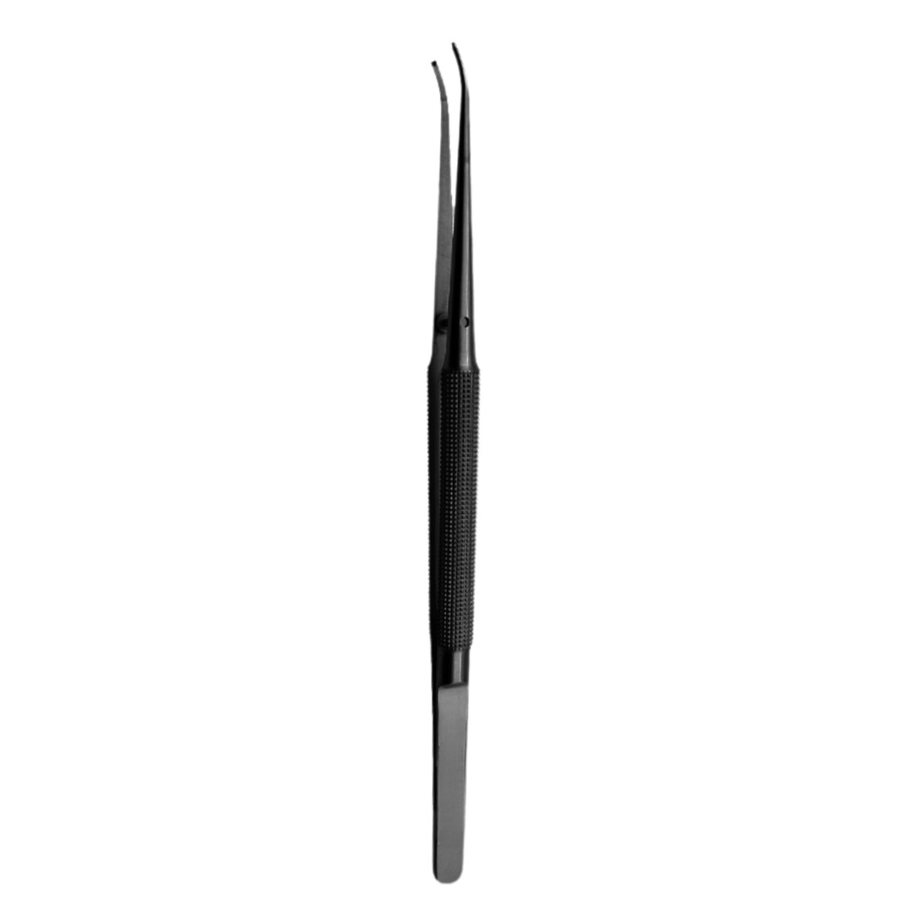 Mikrokirurgisk pincet, buet, 1-2, 18cm, sort