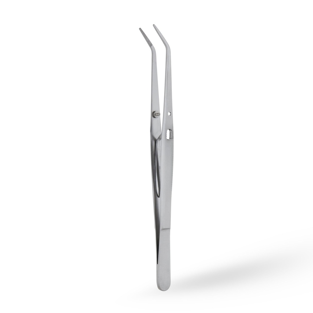 [3677-1A] Endodontic tweezers with locking, smooth handle